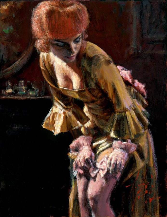 Fabian Perez Medias Rosas